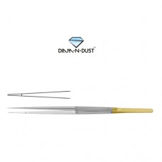 Diam-n-Dust™ Micro Suturing Forcep Straight Stainless Steel, 18.5 cm - 7 1/4"